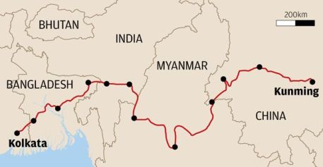 The BCIM Route Source:www.deccanchronicle.com